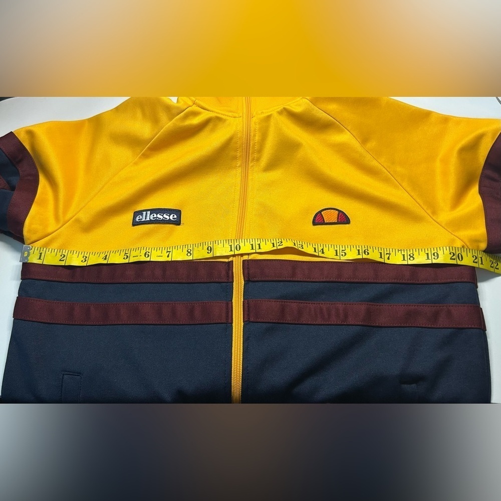 NWOT RETRO VINTAGE ELLESSE RIMINI TRACK JACKET. Sz. S. ORIGINAL AUTHENTIC - Picture 9 of 9